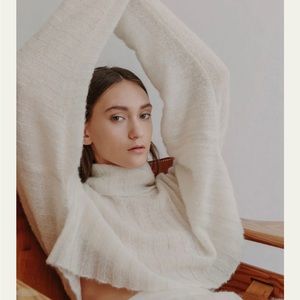 RUS baby alpaca sensu sweater 🐏 perfect for spring!